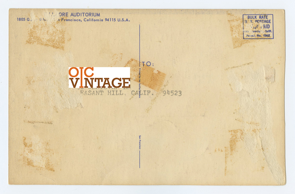 BG 108 Postcard Mailed The Who 1968 Feb 22