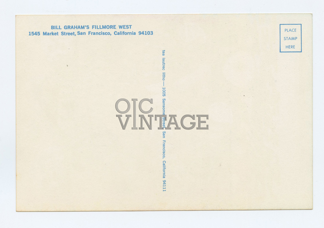 BG 156 Postcard Fleetwood Mac 1969 Jan 16