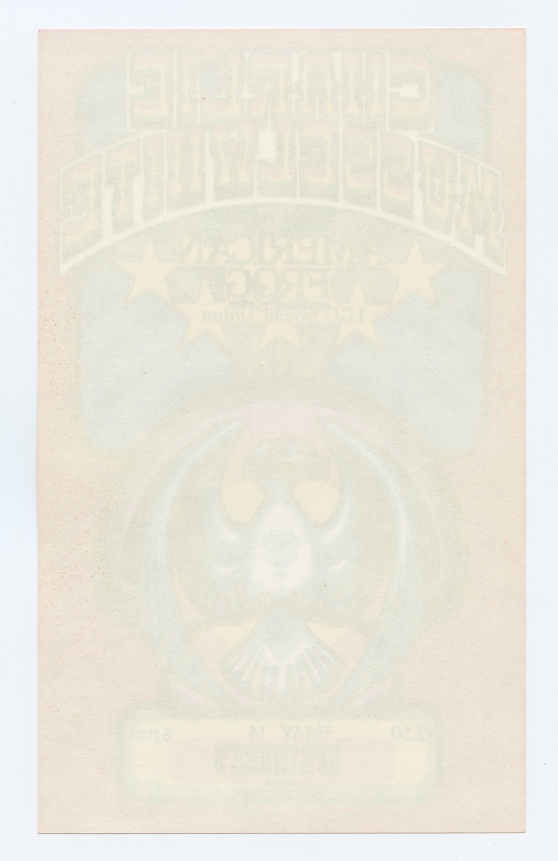 Springers Ballroom Portland Handbill 1971 Charlie Musselwhite