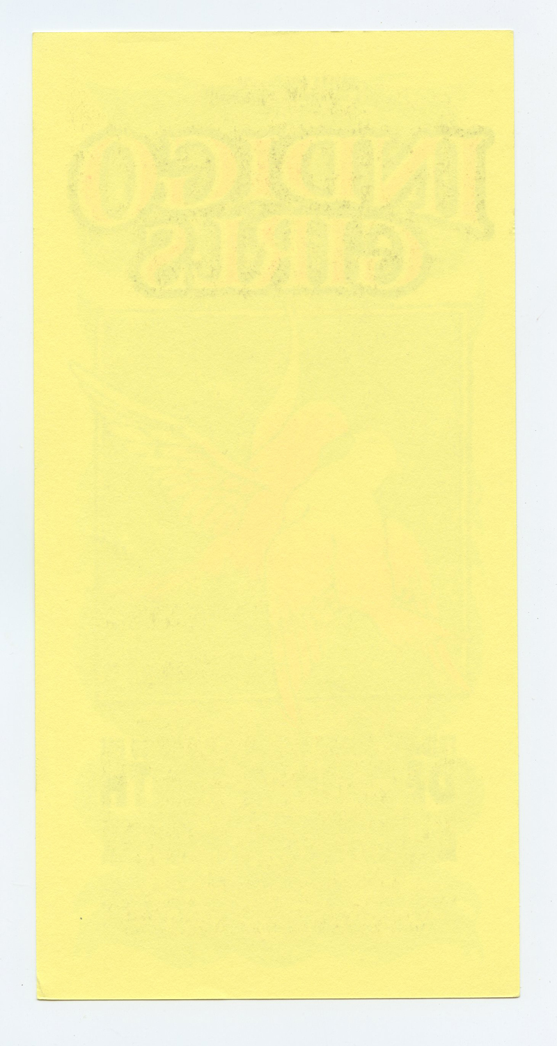 Indigo Girls Handbill EMU Convention Center Ypsilati 2000 Dec 10 Mark Arminski