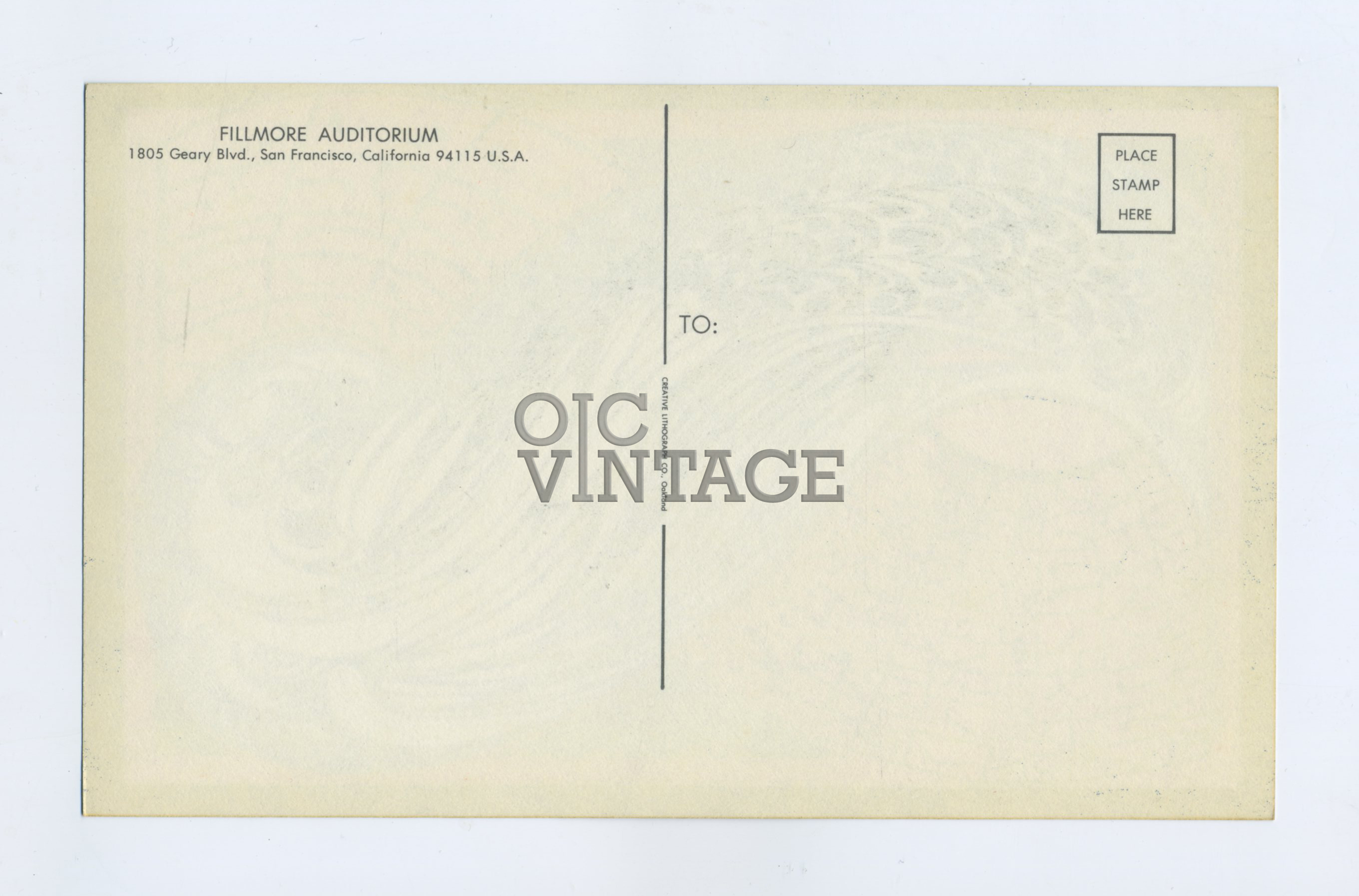 BG  57 Postcard Byrds Moby Grape Andrew Staples 1967 Mar 31