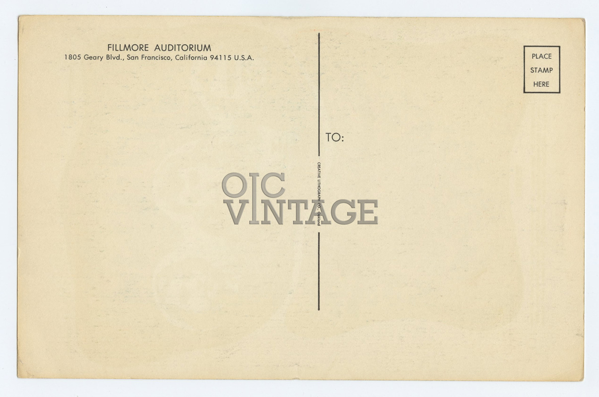 BG  24 Postcard Young Rascals 1966 Aug 19