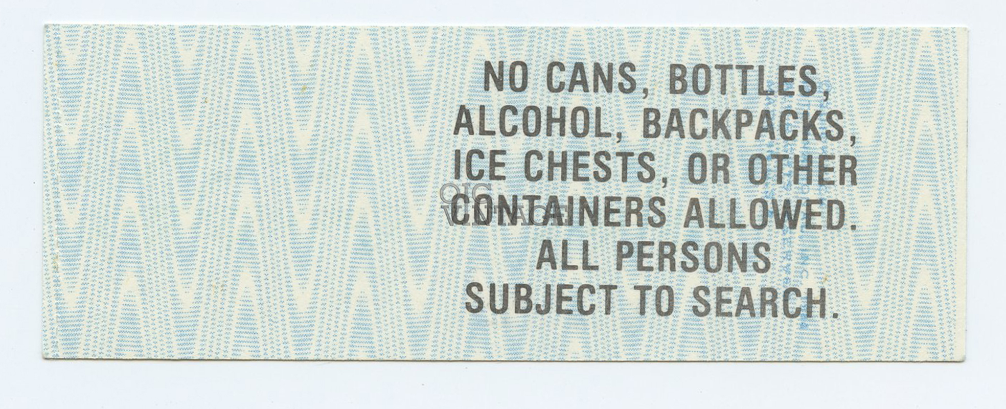 The Beach Boys Vintage Ticket 1984 Aug 10 Butte College Stadium  
