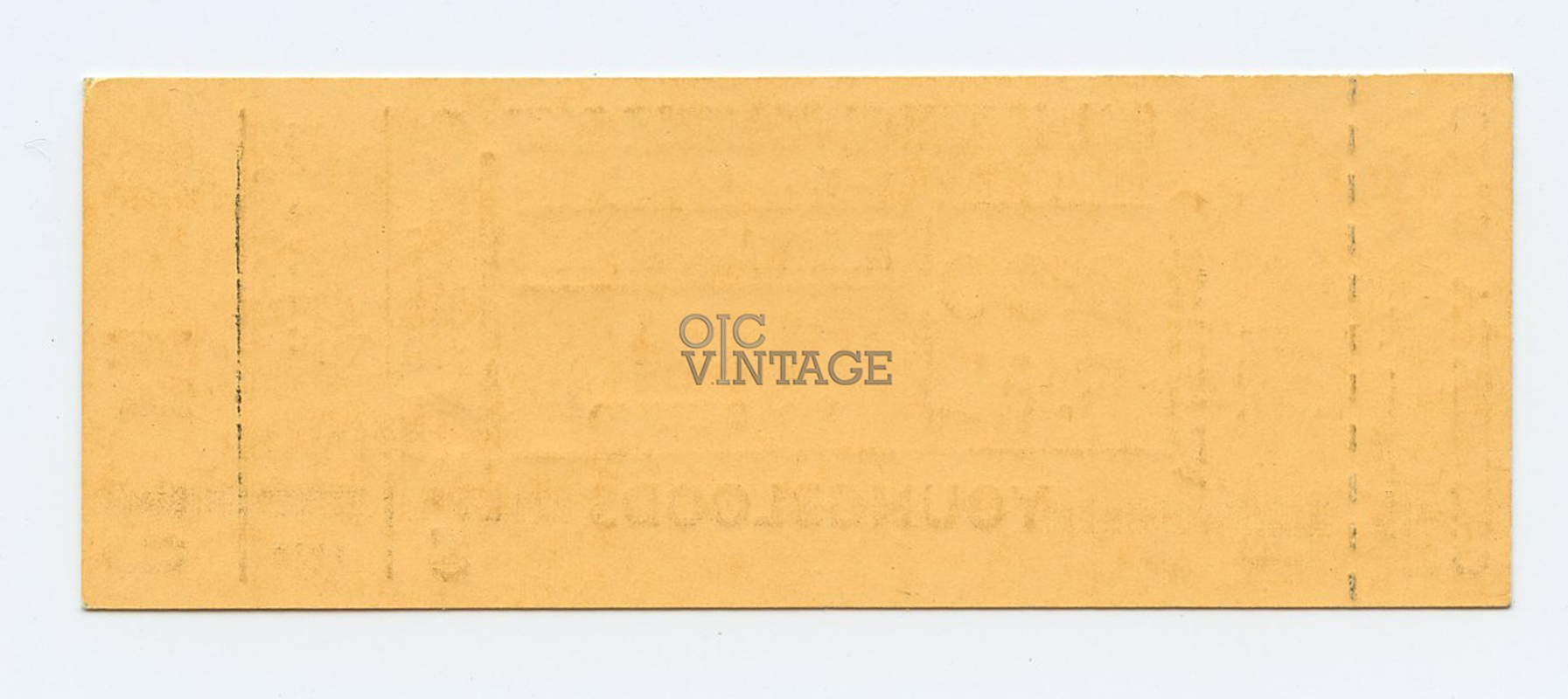 Youngbloods Ticket Vintage 1970 Bill Graham Fillmore East New York