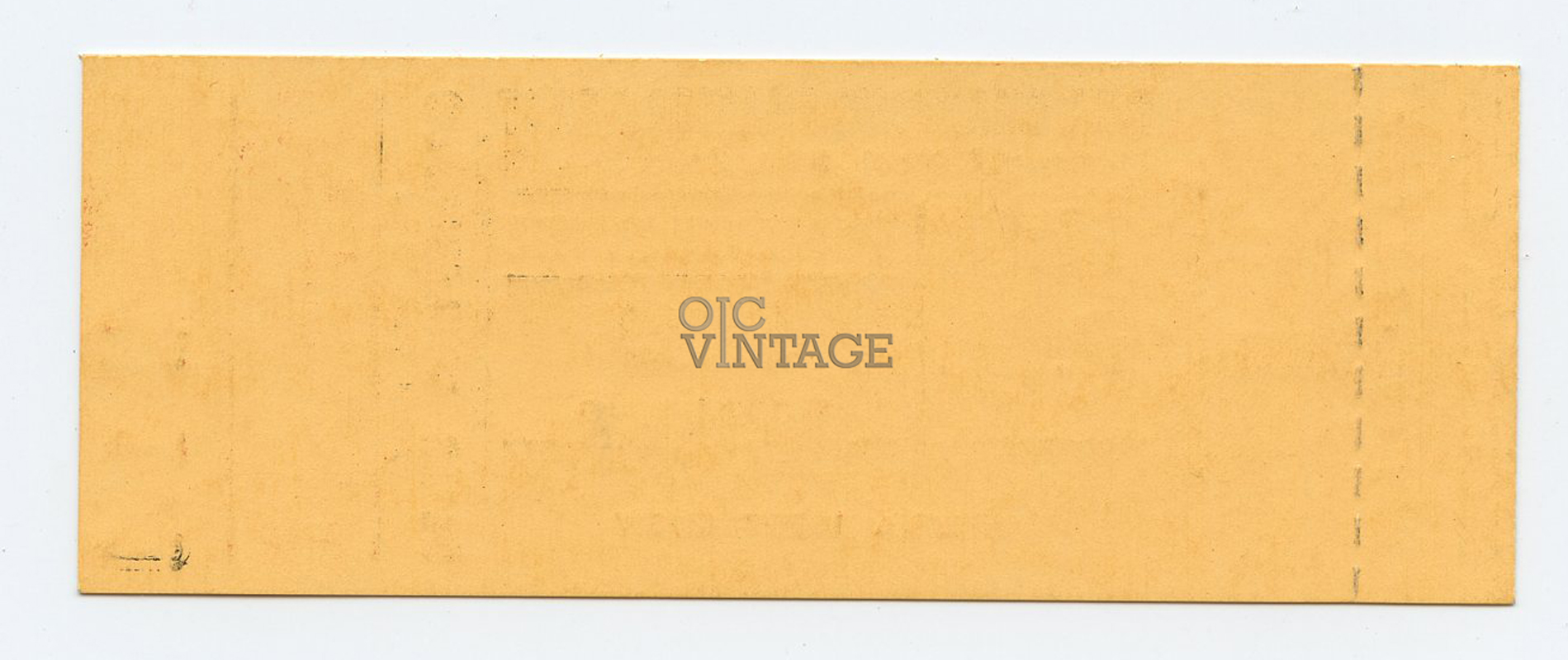Bill Graham Fillmore East Vintage Ticket JOSHUA LIGHT SHOW 1970 May 29 