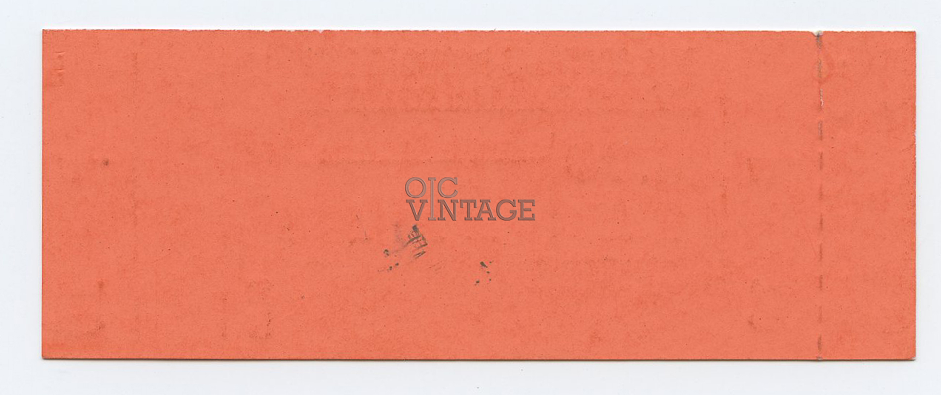 Jethro Tull Ticket Vintage 1970 Bill Graham Fillmore East New York Cancelled Concert