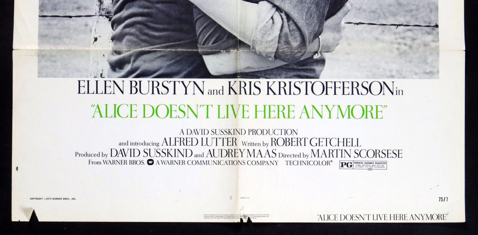 Alice Doesn't Live Here Anymore Poster Movie Original Vintage 1974 Ellen Burstyn