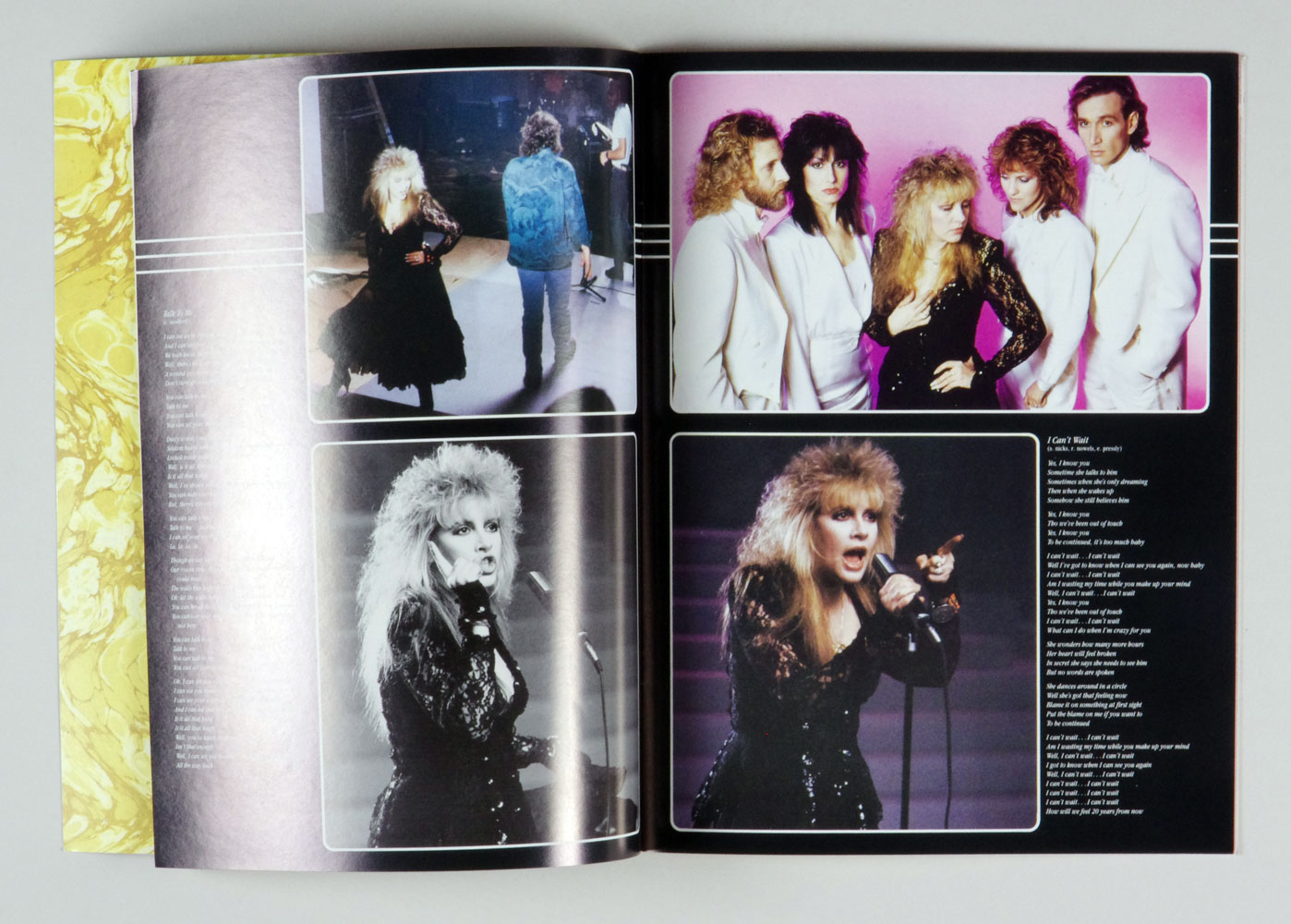 Stevie Nicks 1986 Rock A Little World Tour Program Book
