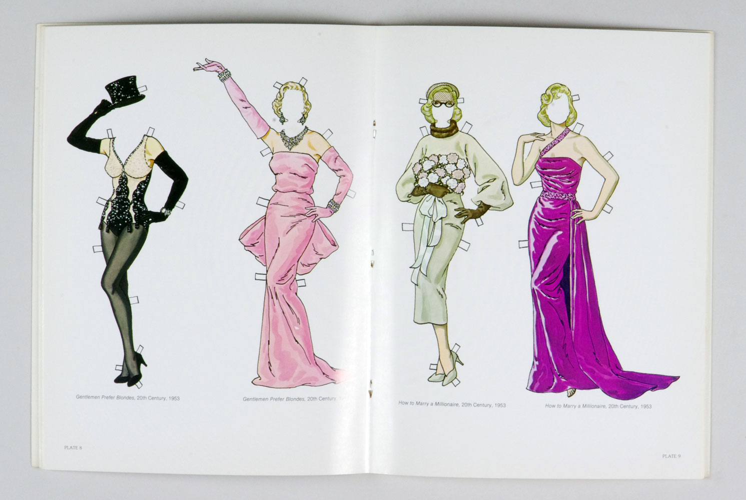 Marilyn Monroe Book Paper Dolls in Full Color 1979 Tom Tierney