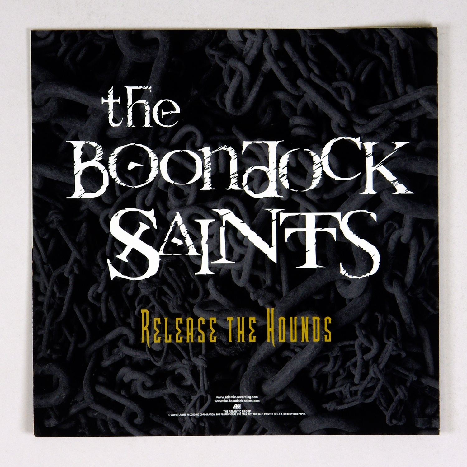The Boondock Saints Poster Flat 2002 Release the Hounds Album Promotion 12 x 12 