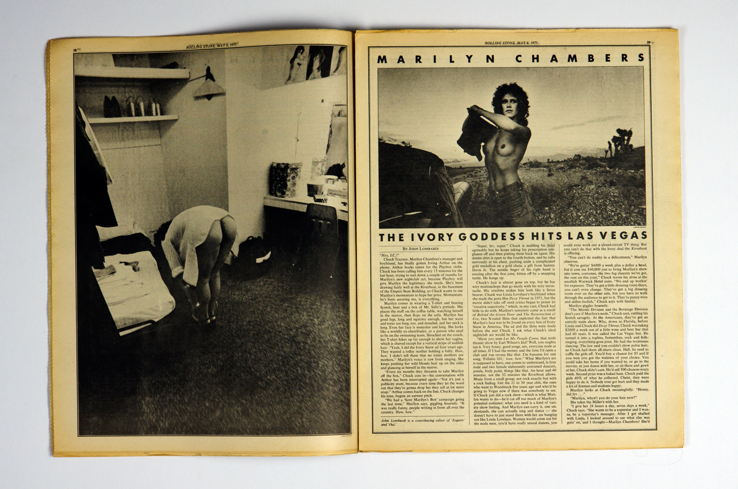 Rolling Stone Magazine Back Issue 1975 May 8 No. 186 John Denver 