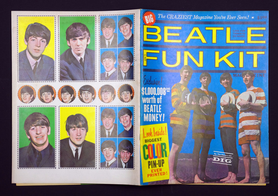 The Beatles Magazine 1964 BEATLE FUN KIT vintage collectible