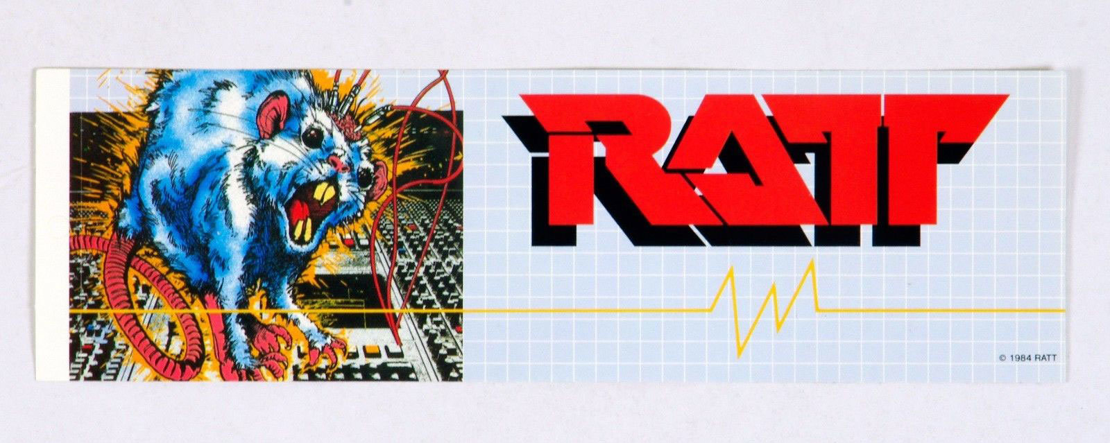 RATT Sticker 1984 Vintage
