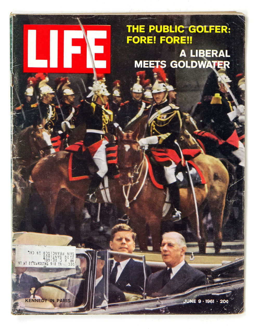 LIFE Magazine Back Issue 1961 June 9 John F Kennedy in Paris