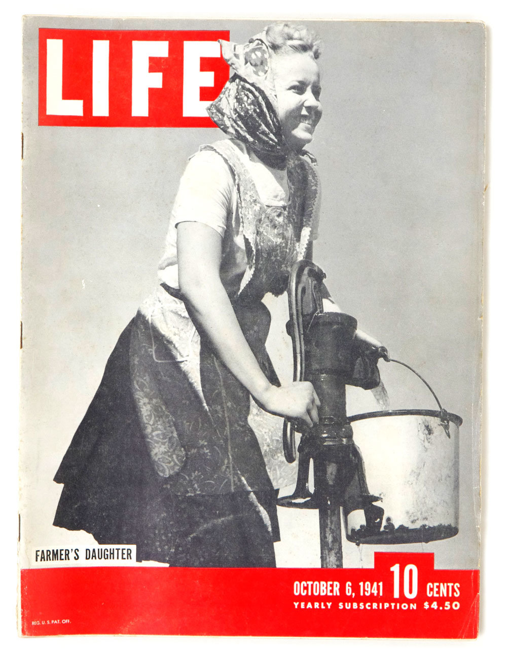 LIFE Magazine Back Issue 1941 October 6 Farmer's Daughter