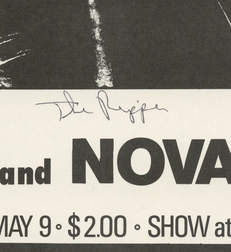 Crime Early American Punk Band Handbill 1977 May 9 Mabuhay Gardens Ron Greco Signed