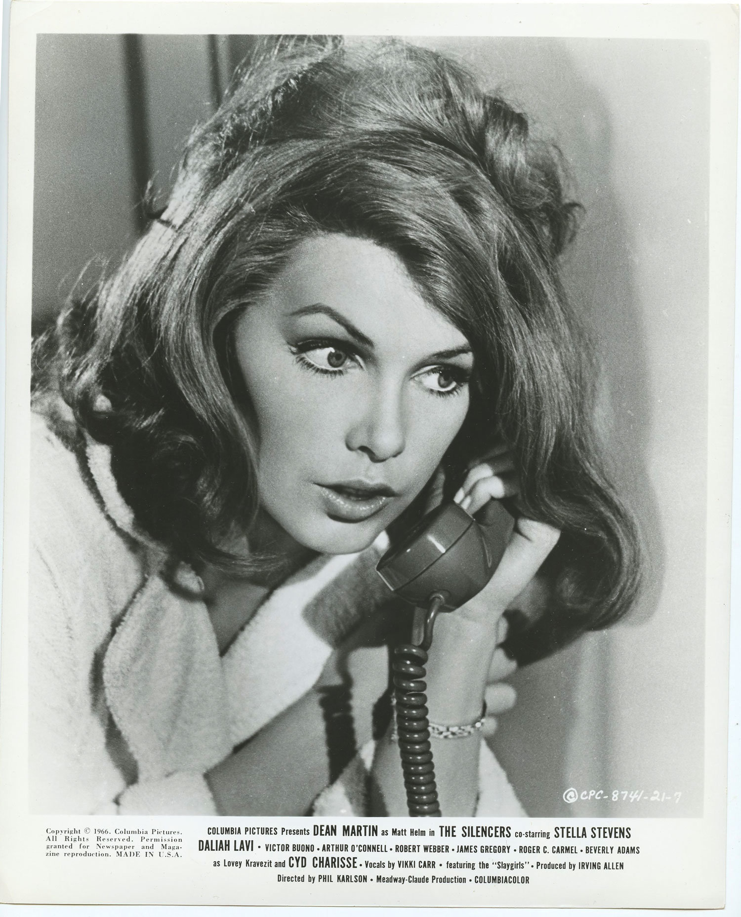 Stella Stevens Photo 1966 The Silencers Original Vintage