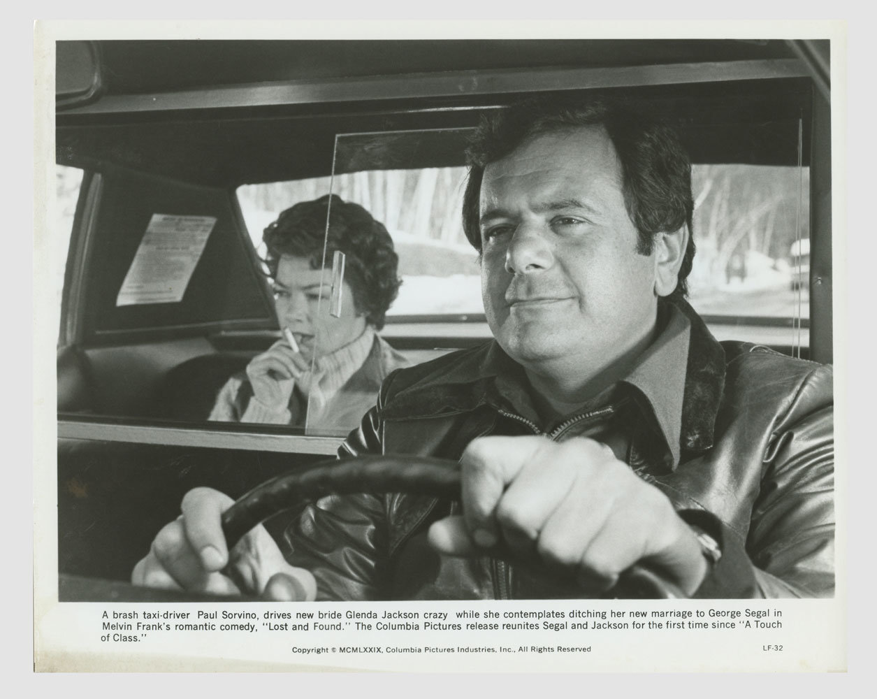 Glenda Jackson Paul Sorvino Photo 1973 A Touch of Class Original Vintage