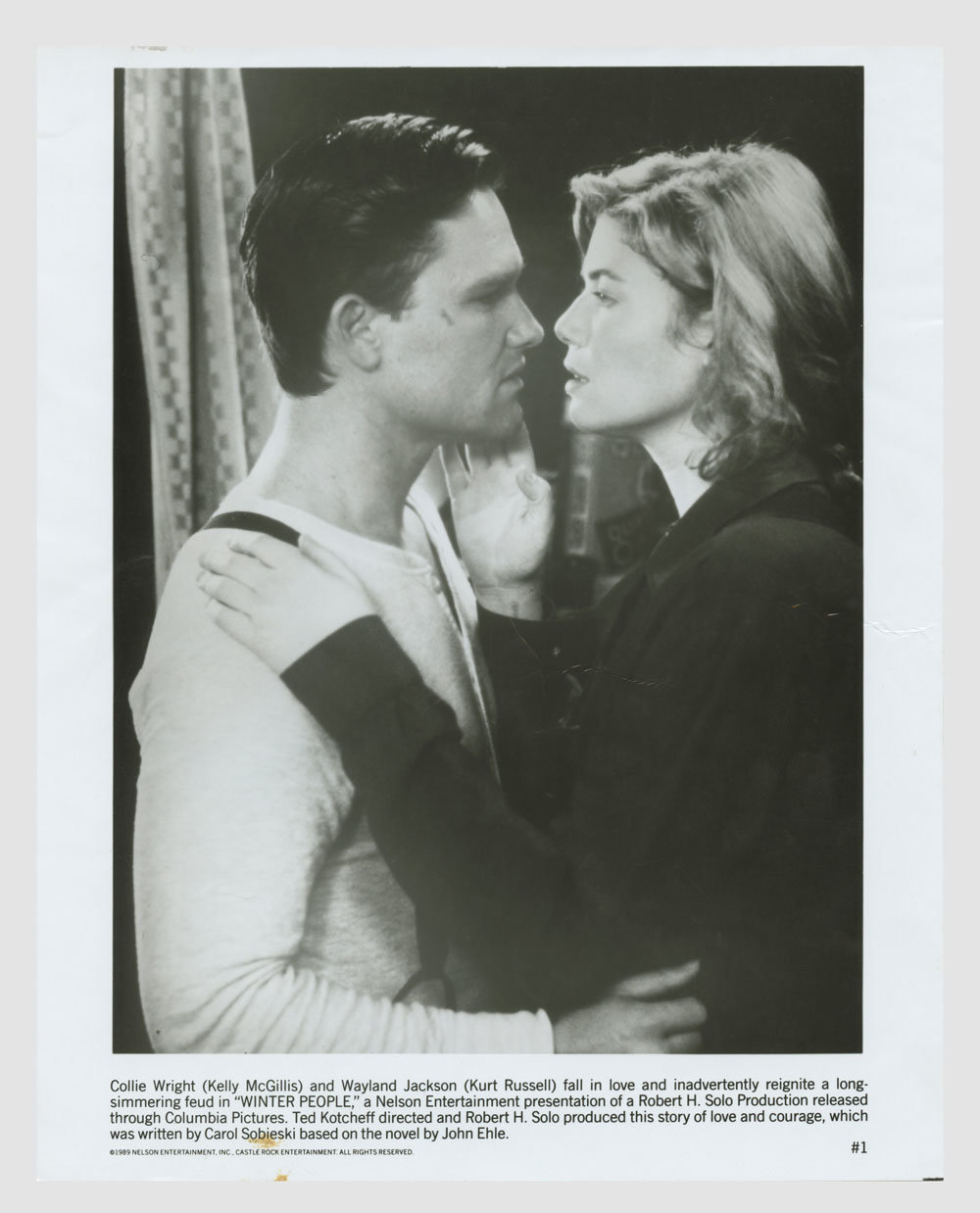 Kelly McGillis Kurt Russell Photo 1989 Winter People Original Vintage