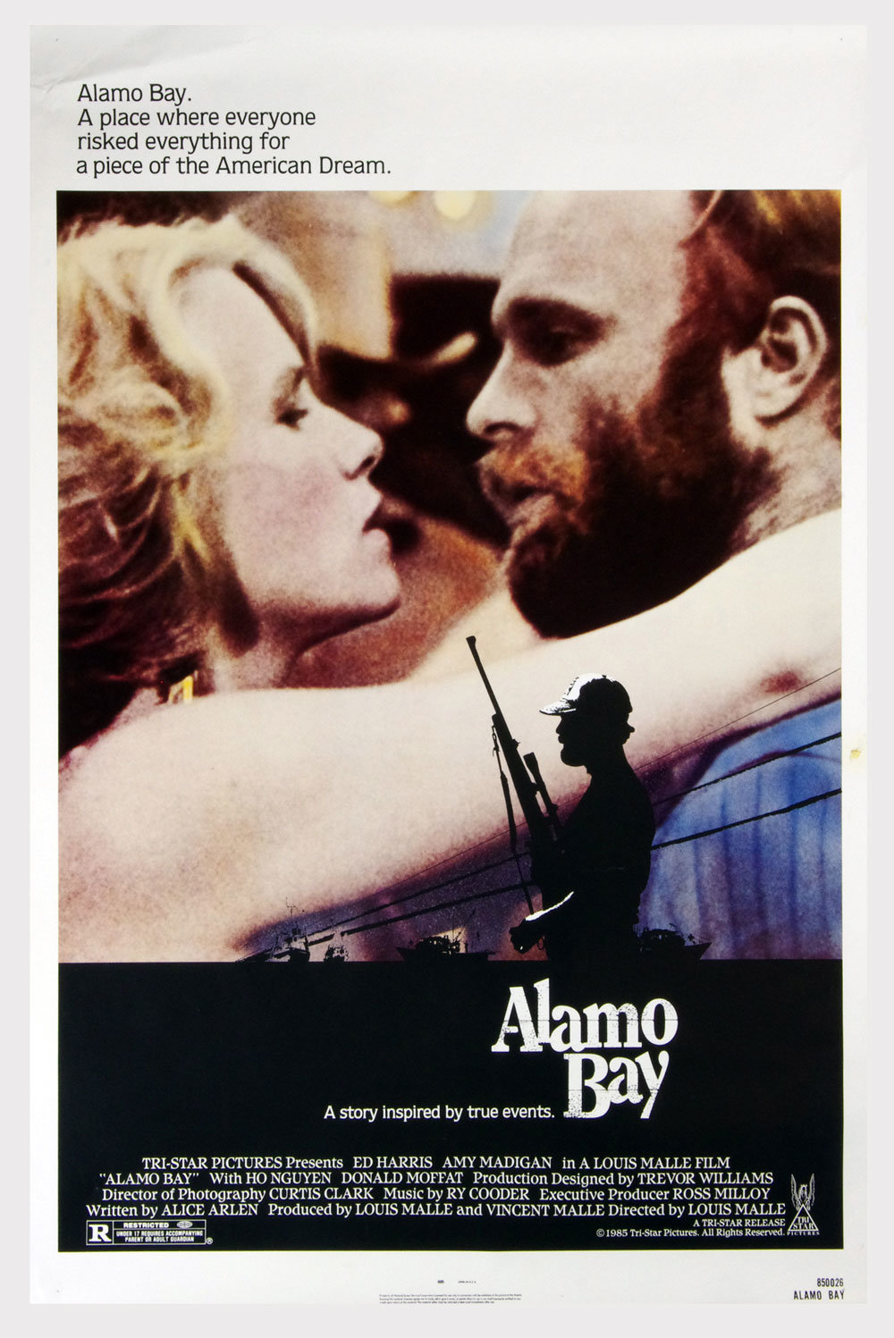 Alamo Bay Poster Movie Original Vintage 1985 Ed Harris