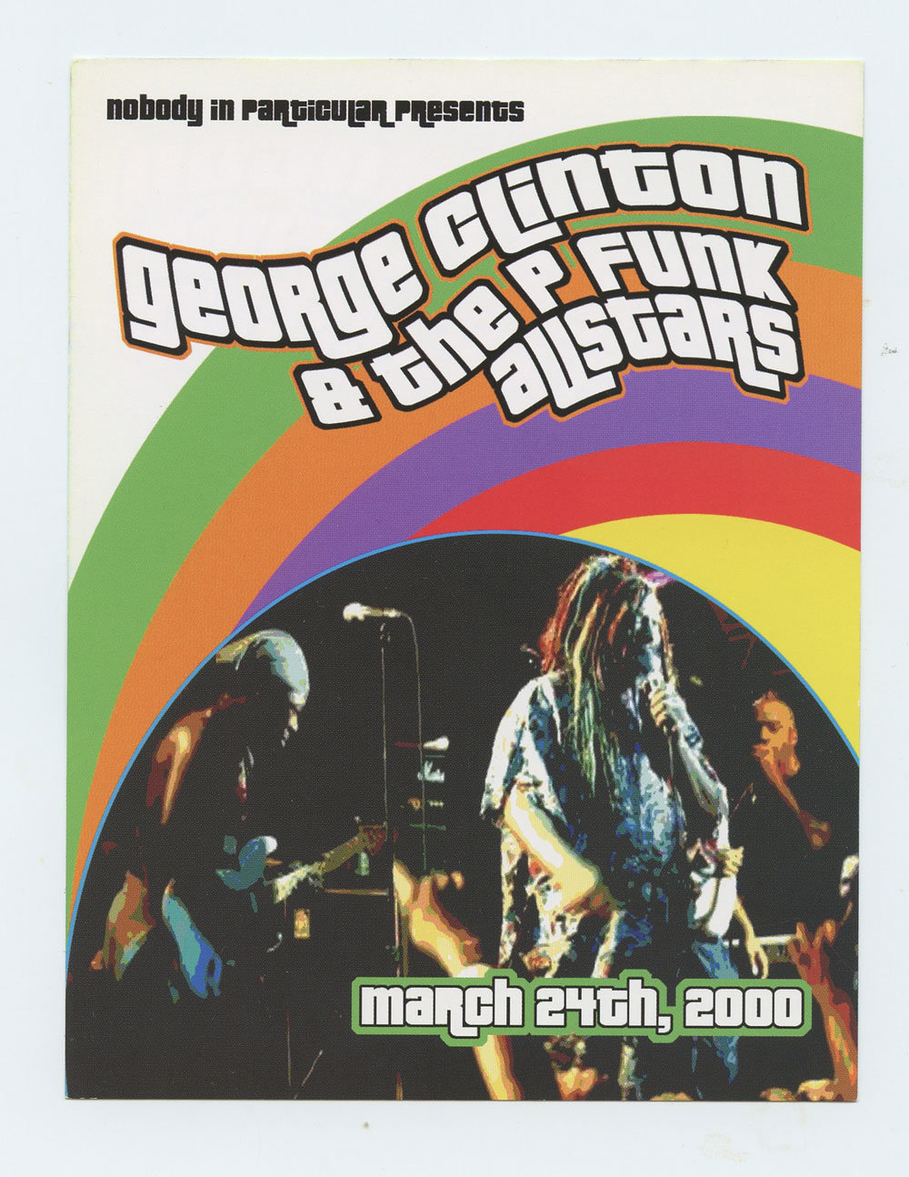 George Clinton Handbill 2000 Mar 24 Ogden Theatre Denver