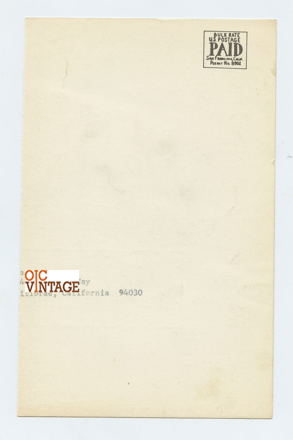 BG 232 Postcard Mailed Rod Stewart 1970 May 7