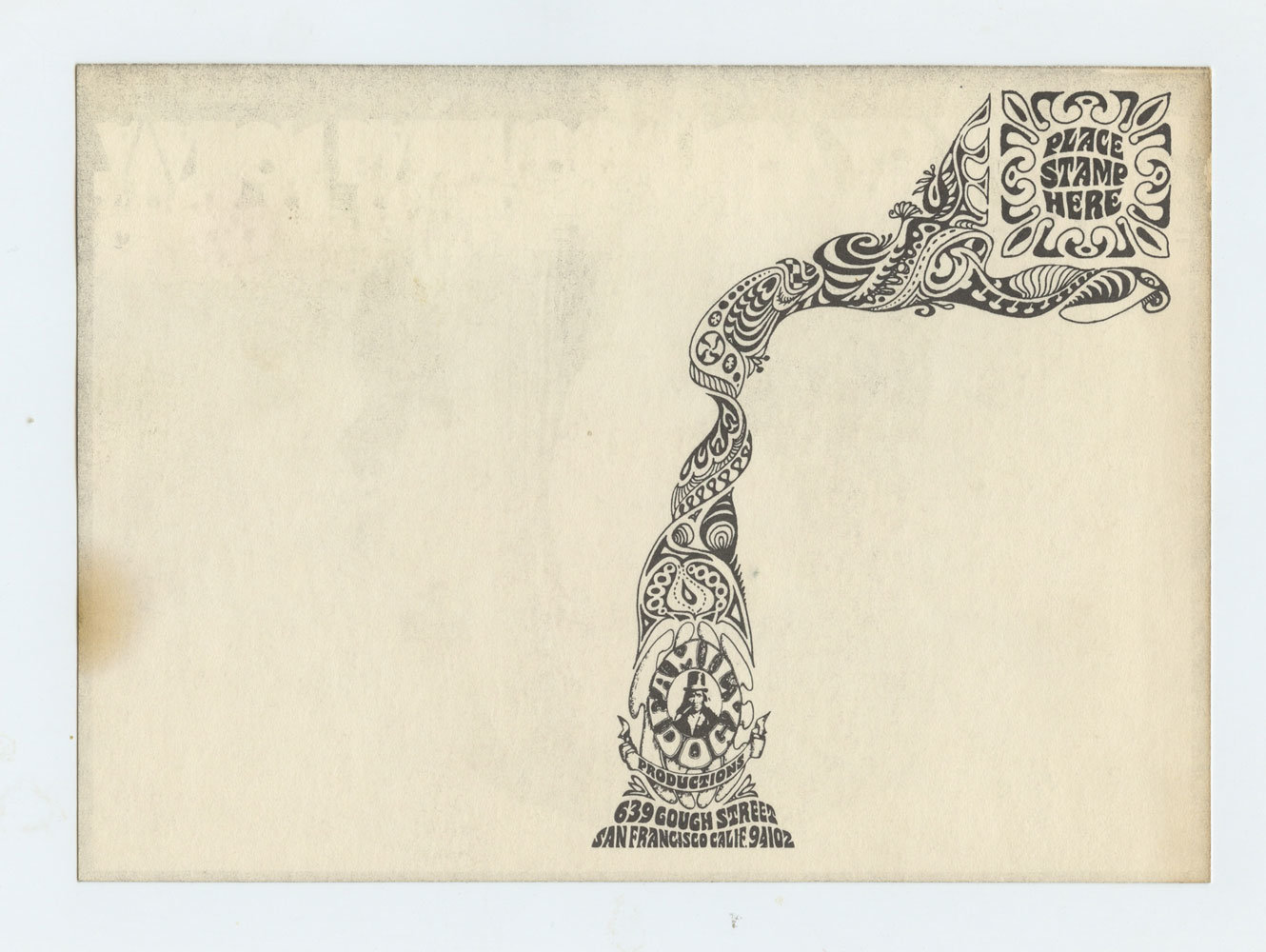 FD 147 Postcard Quicksilver Messenger Service 1968 Nov 28 VF
