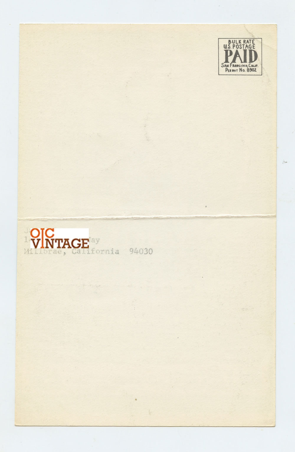 BG 191 Postcard Mailed Steve Miller 1969 Sep 11