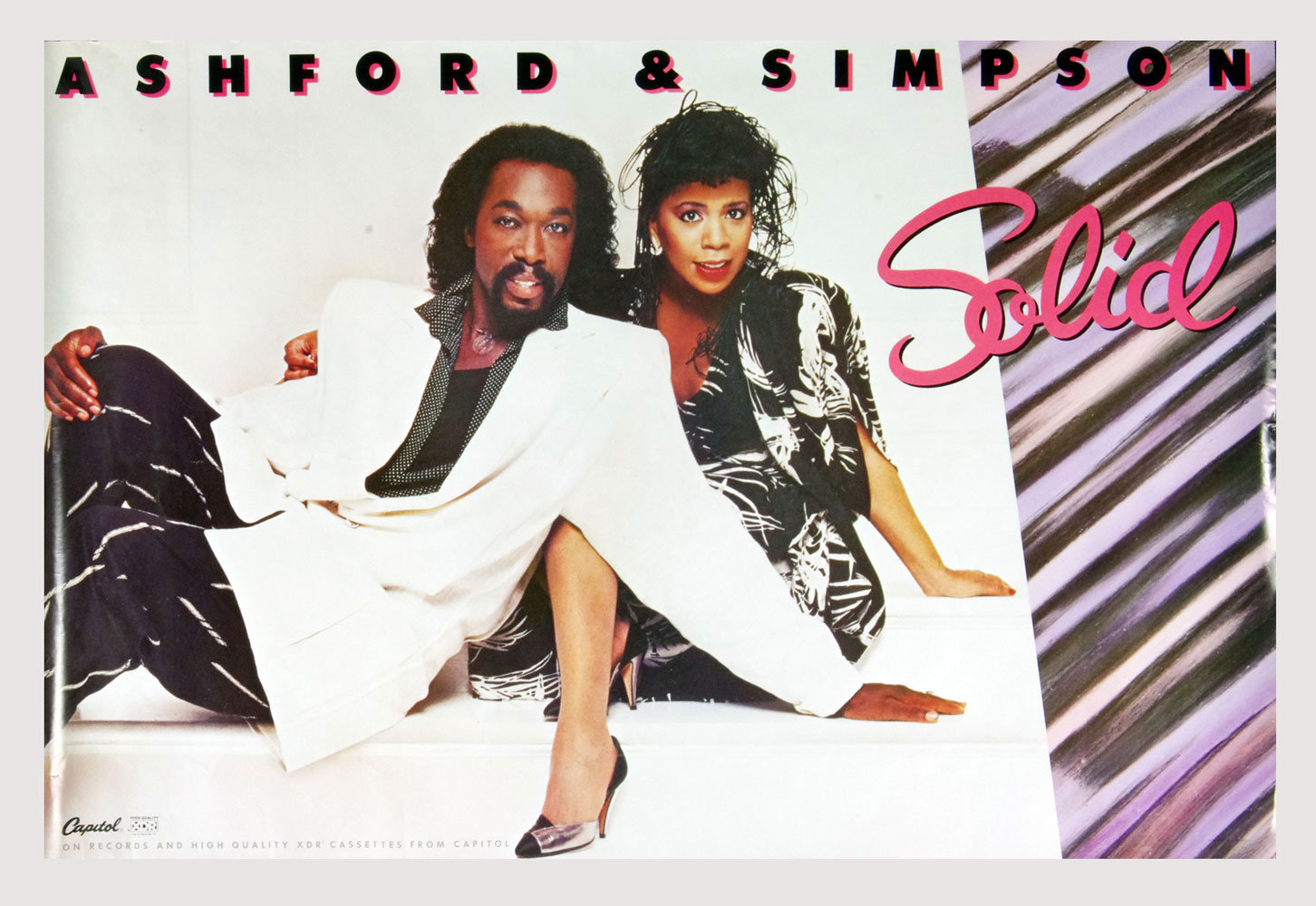 Ashton and Simpson Poster 1984 Solid Album Promotion