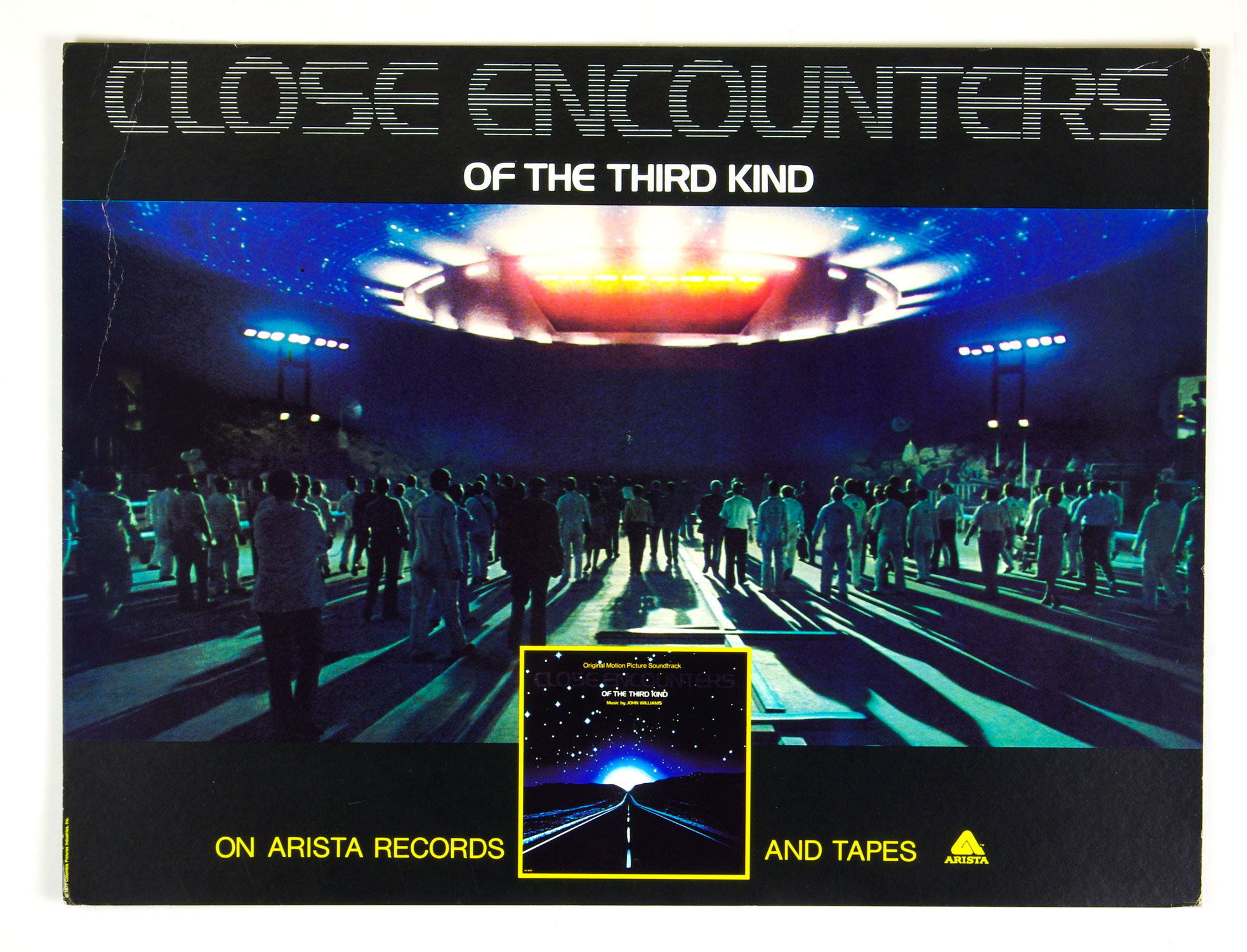 Close Encounters Of The Third Kind  Cardboar Poster Movie Original Vintage