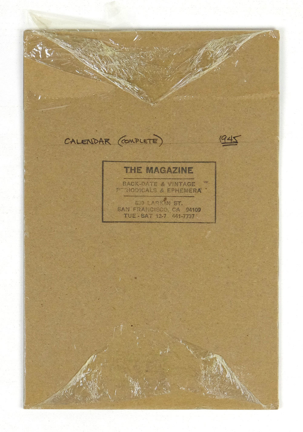 Cecelia Margret Meagher Coronet Magazine Cover Girl 1945 Vintage Calendar