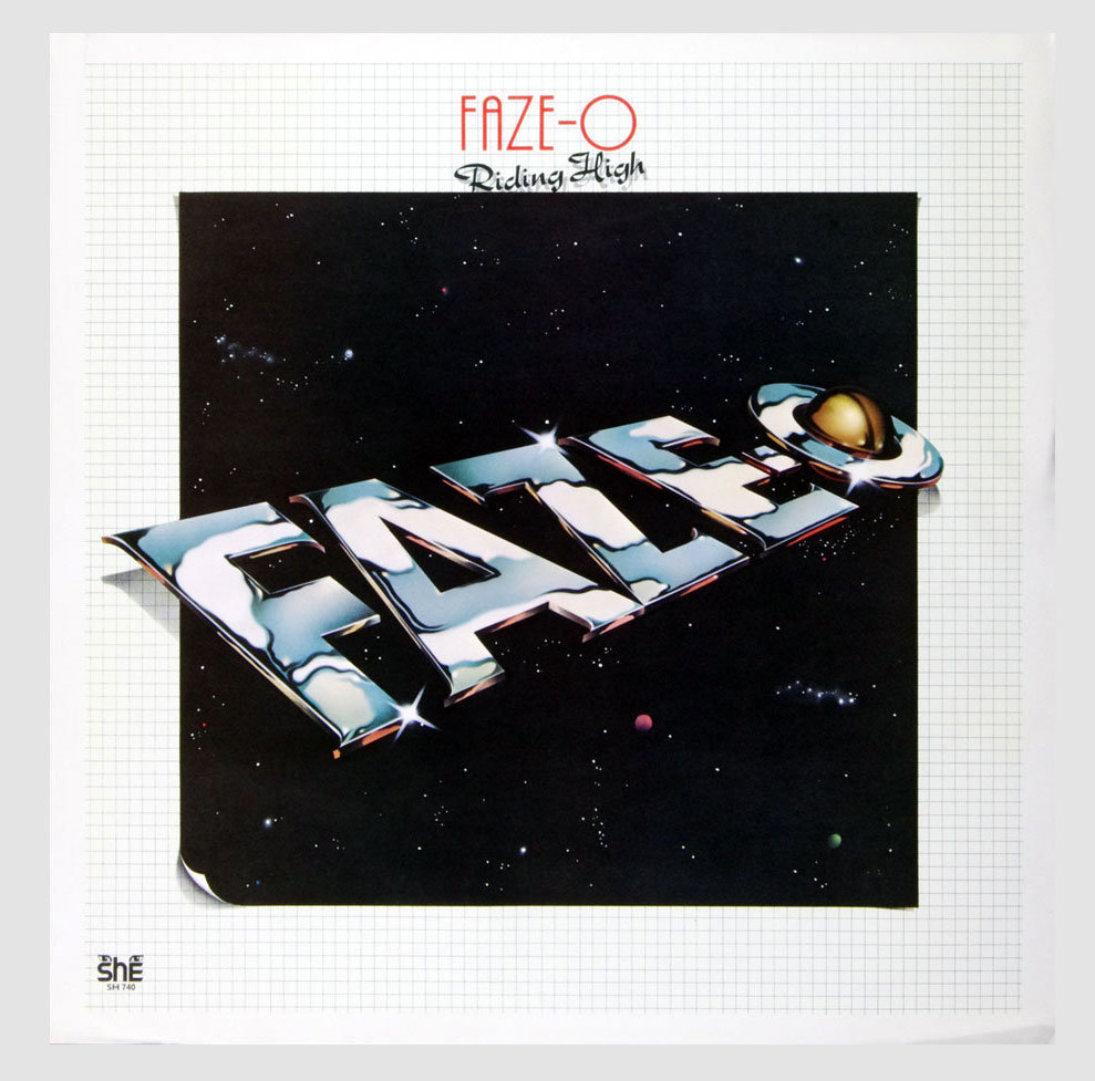 FAZE-O Poster Riding High 1977 Debut Album Promo 24 x 24