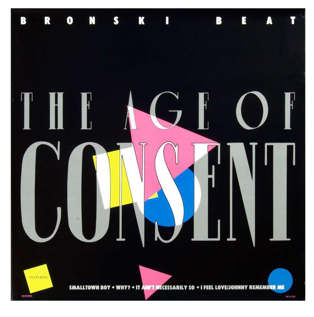 Bronski Beat Poster 1984 The Age of Consent Album Promotion