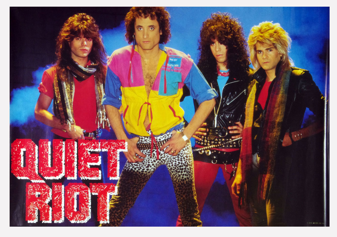 Quiet Riot Poster 1984 Condition Critical Album Promotion