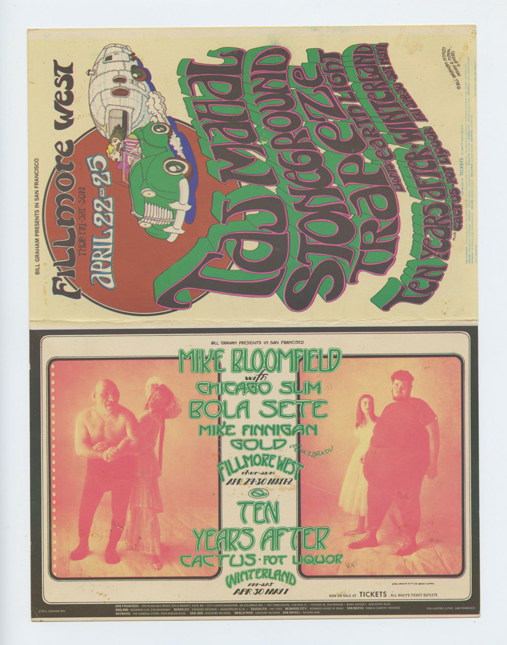 BG 277 BG 278 Postcard Mailed Taj Mahal Ten Years After 1971 Apr 22
