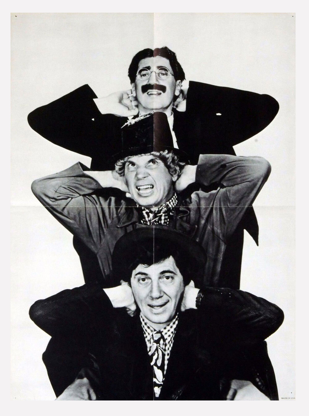Marx Brothers Poster B/W Poster 18 x 24