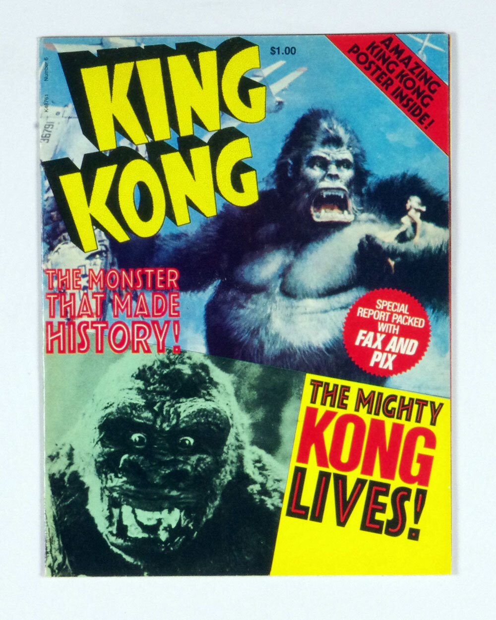 KING KONG Poster Magazine 1977 The Monster That Made History 