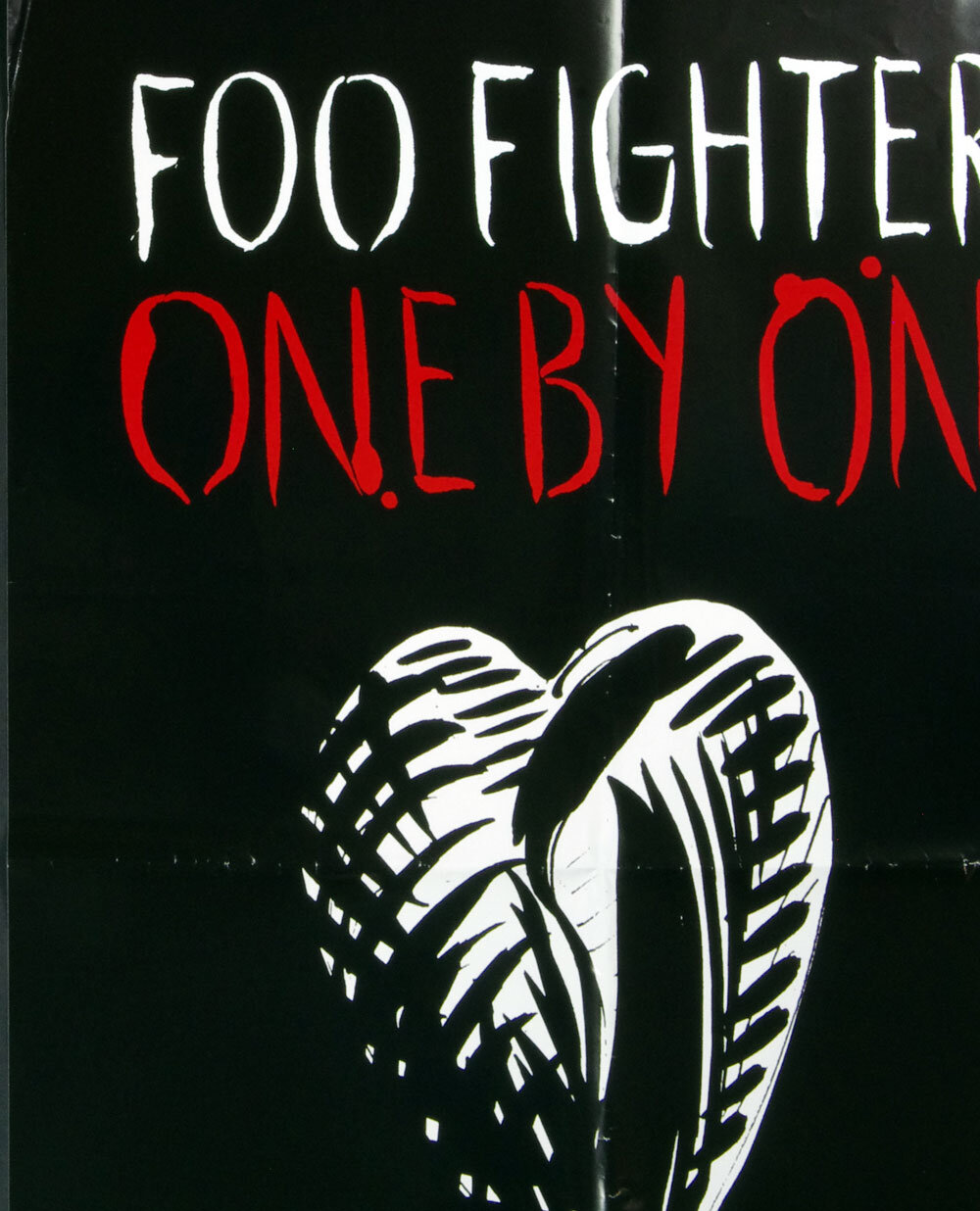 Foo Fighter Poster 2002  One by One CD DVD Set Release Promotion