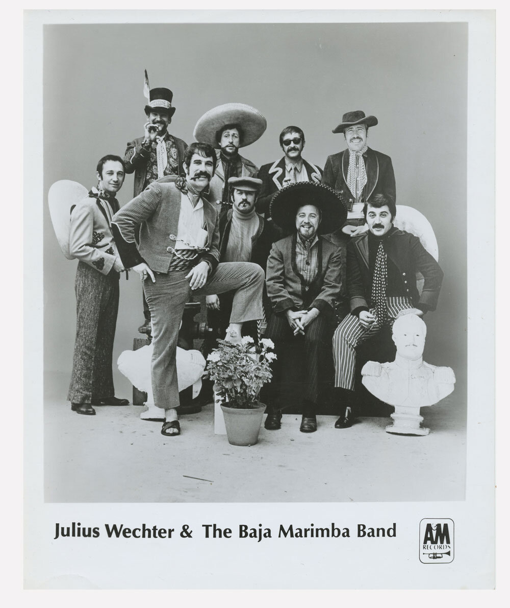 Julius Wechter Baja Marimba Band Photo 1971 A&M Records