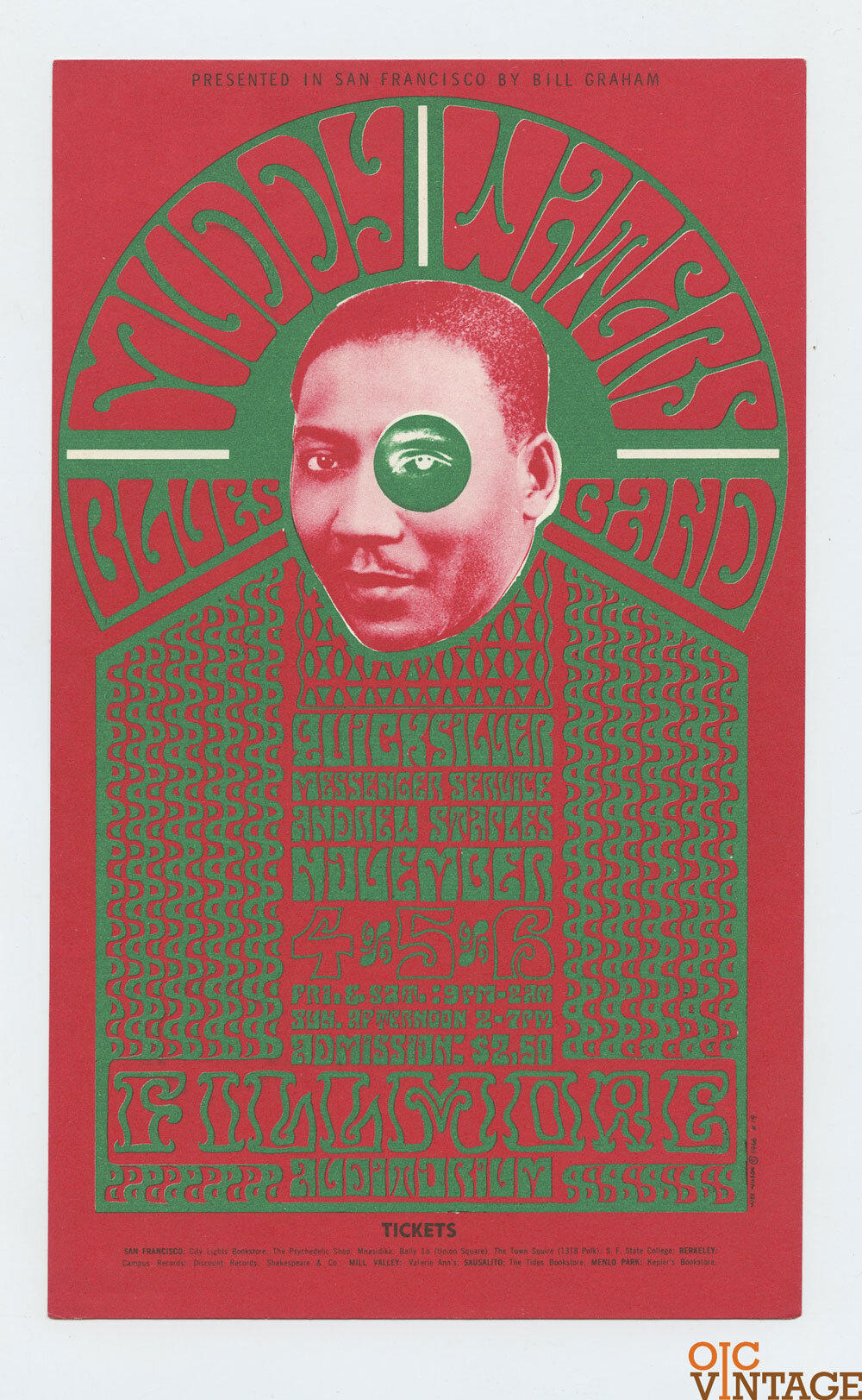 BG  35 Handbill Muddy Waters 1966 Nov 4