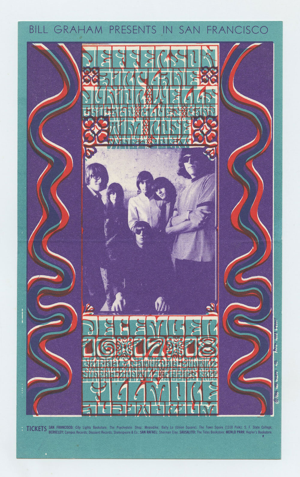 BG  42 Handbill  Jefferson Airplane 1966 Dec 20