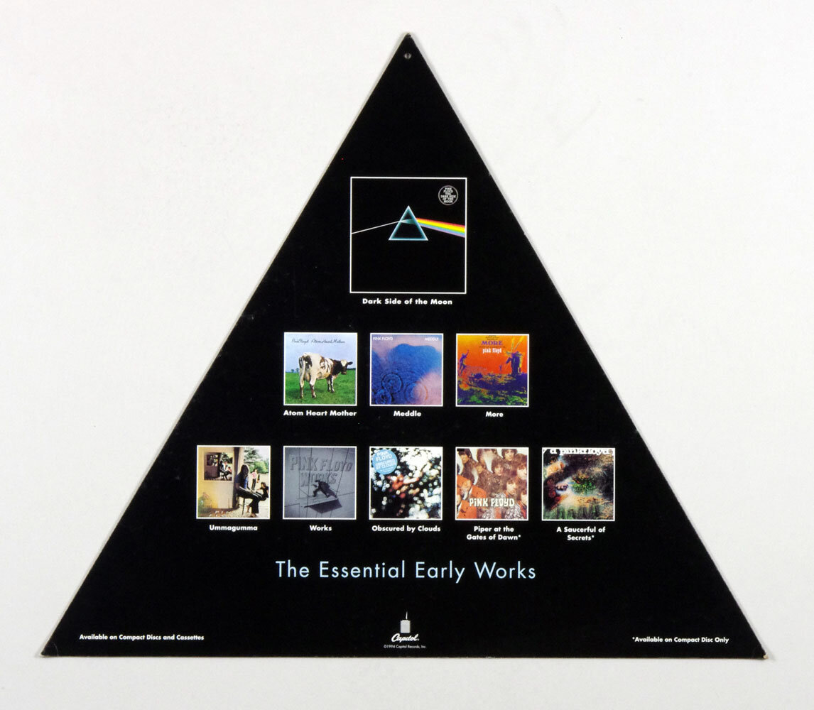 Pink Floyd Poster Dark Side of The Moon Cardboard Mobile Display