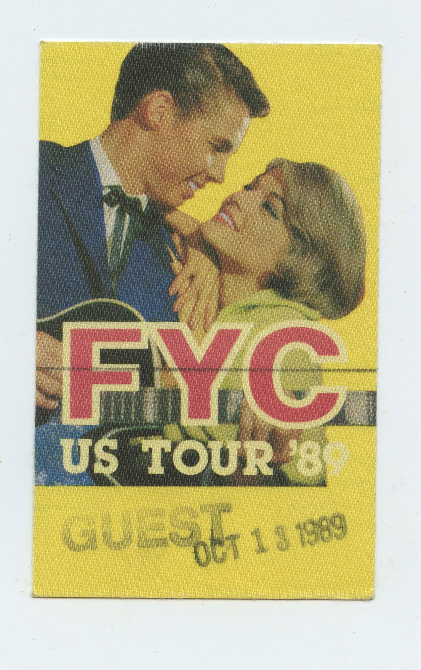 Fine Young Cannibals Backstage Pass 1989 US Tour