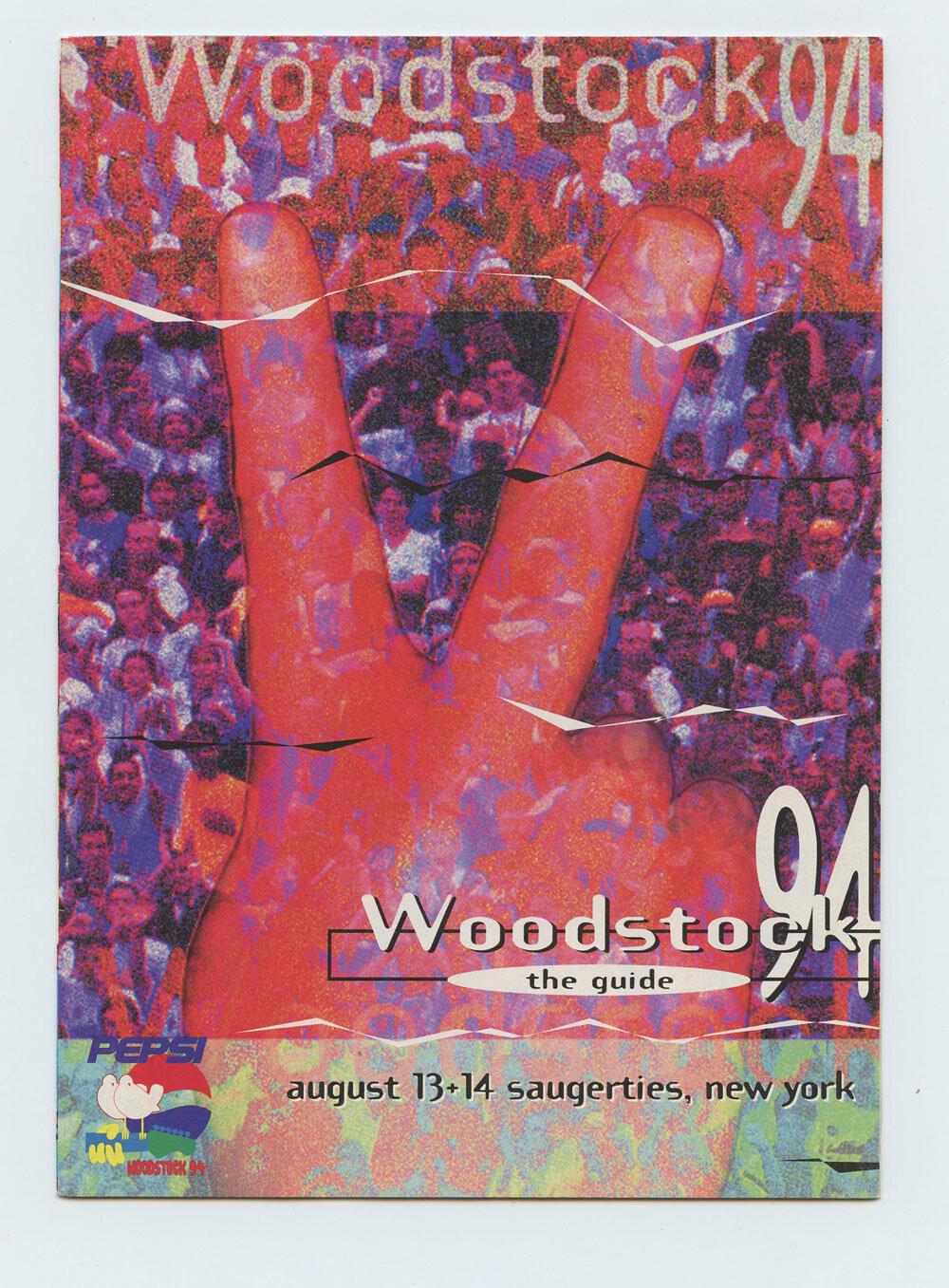 Woodstock 94 Program Guide Book 1994 Aug 13 Saugerties NY