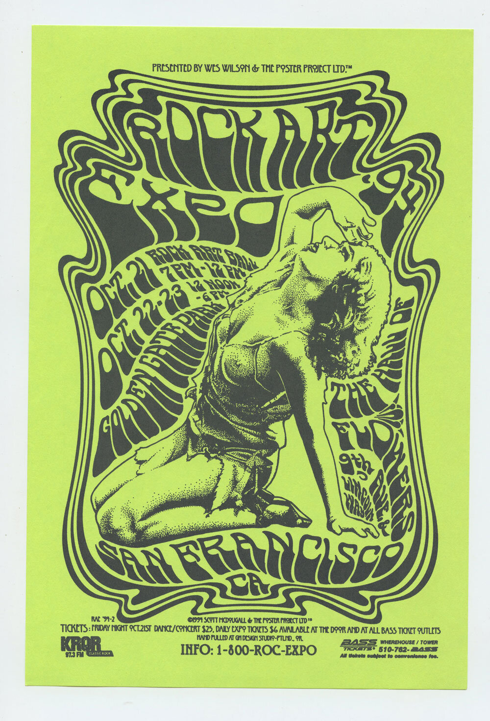 Scott McDougall Handbill Rock Art Expo 94 Golden Gate Park
