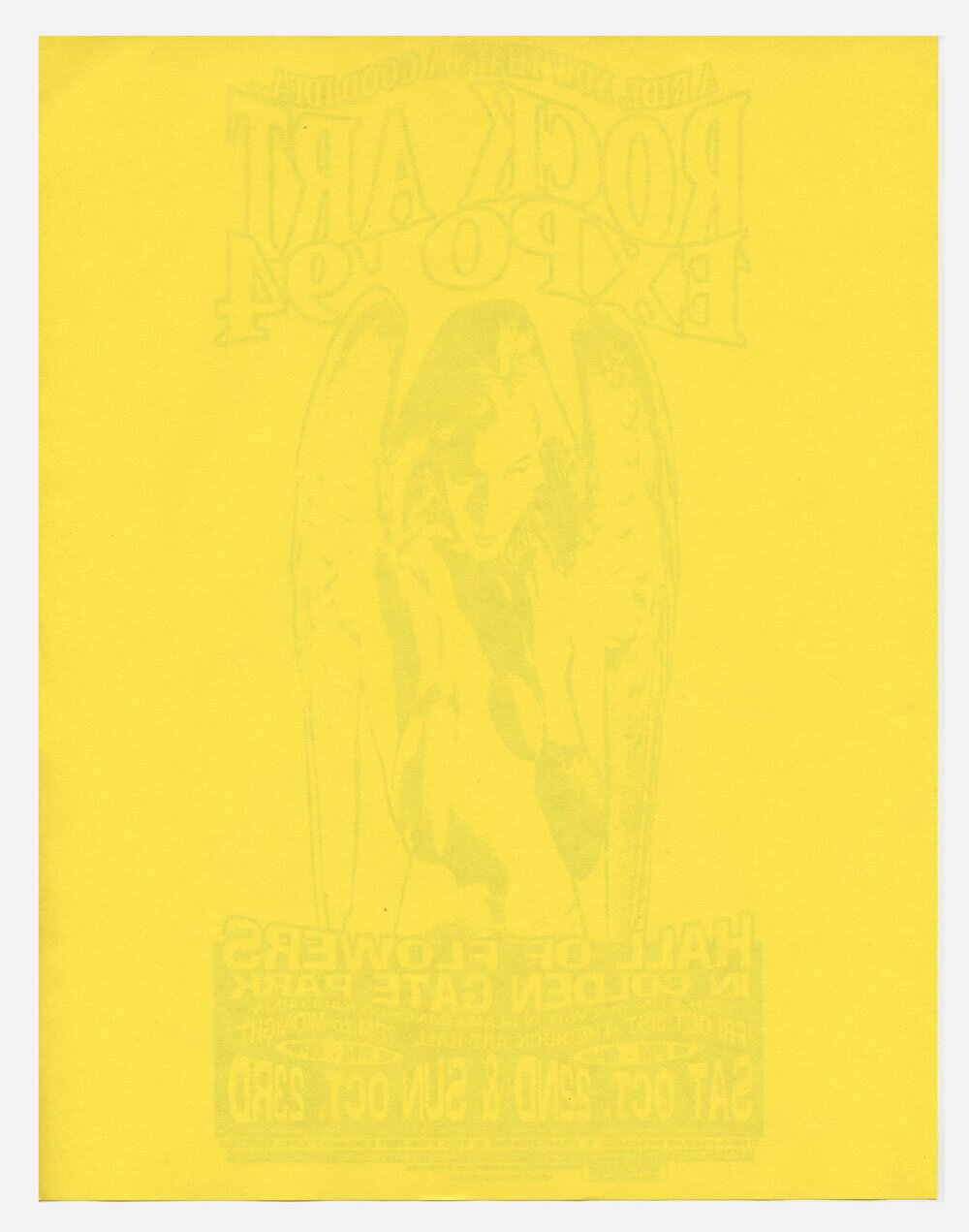 Krispy Handbill Rock Art Expo 94 Golden Gate Park