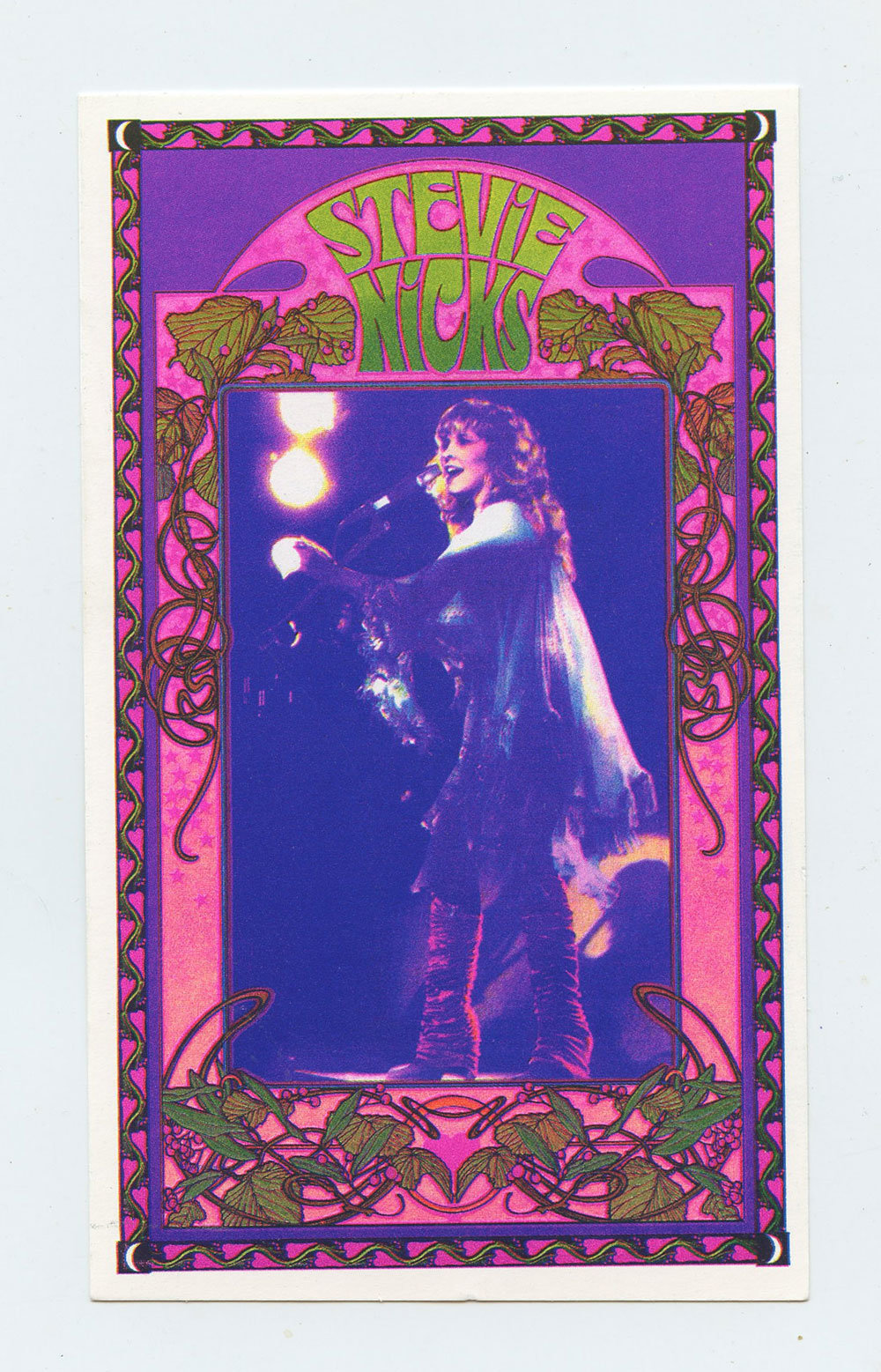 Stevie Nicks Card 1983 Wild Heart Album Promotion