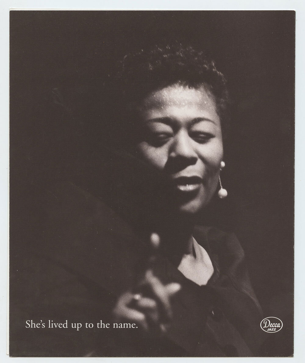 Ella Fitzgerald Photo Cover Handbill 1995 CD Set Release Promotion