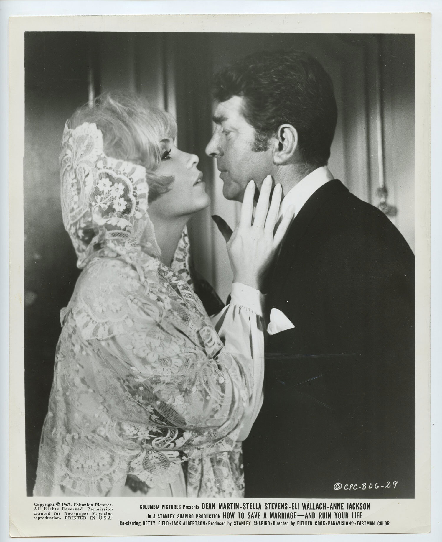 Stella Stevens Dean Martin Photo 1966 The Silencers Original Vintage