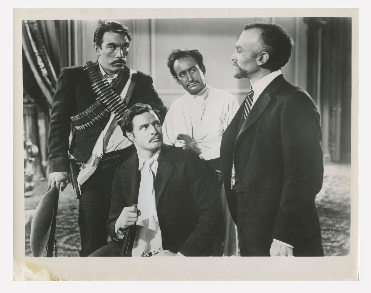 Marlon Brando Anthony Quinn Photo 1952 Viva Zapata! Original Vintage